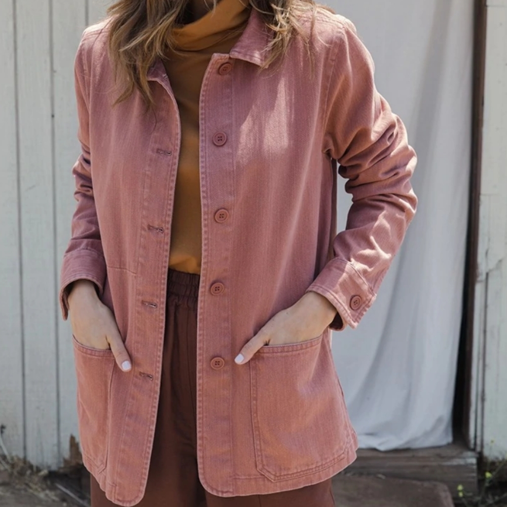 Tradlands Field Chore Coat in Clay